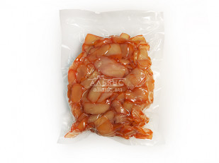 Камбала микс (филе камбалы и икра): Осьминог (ломтики из филе кальмара)