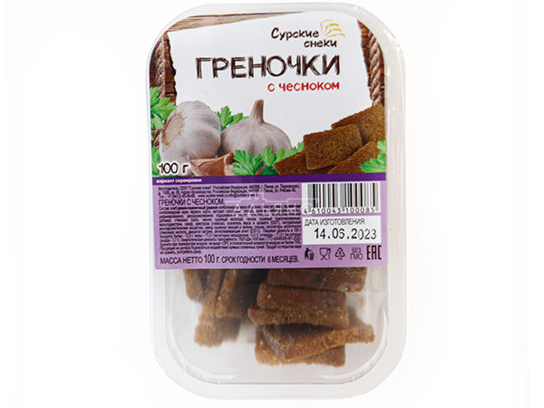 Сурские гренки с Чесноком (100 гр) в Переделкино