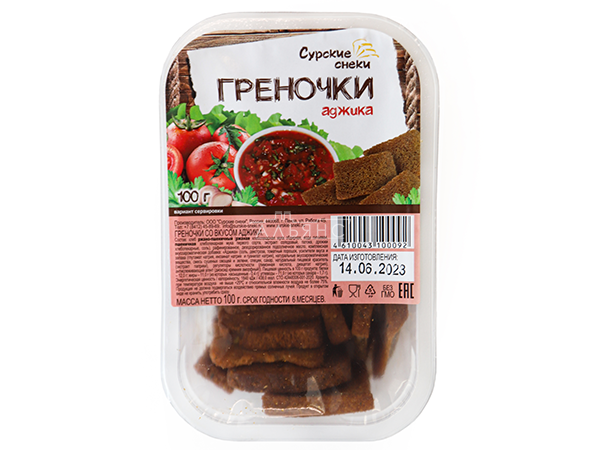 Сурские гренки с Аджикой (100 гр) в Переделкино