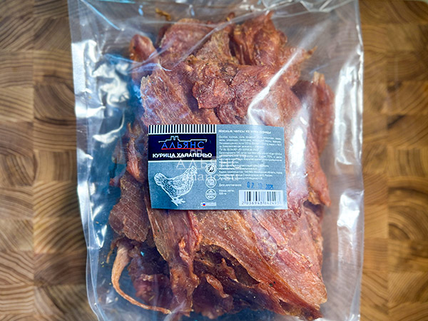 Мясо (АЛЬЯНС) вяленое курица 500гр "С халапеньо" в Переделкино