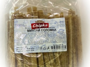 Камбала тушка: Минтай соломка (Chipka)