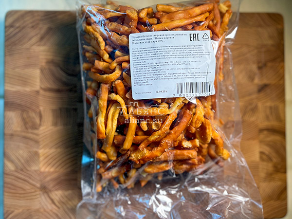 Нитка ЖАРЕНАЯ  Oktobersnack1 кг (сырный продукт) в Переделкино