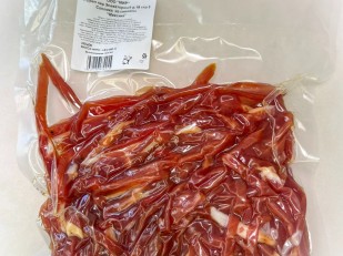 Сурские (ПШЕНИЧНЫЕ) жареное мясо с горчицой (100 гр): Мясо Соломка свиная 