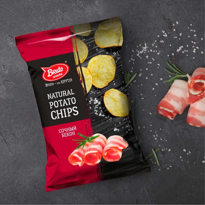 Картофель «Бруто» со вкусом бекона 70 гр. в Переделкино