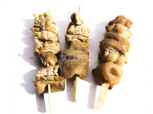 Сыр к пиву: Шашлычок из щуки холодного копчения