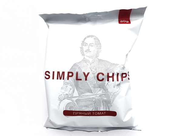 Картофельные чипсы "Simple chips" Пряный томат 80 гр. в Переделкино